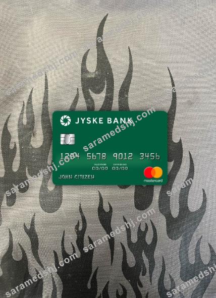 Denmark Jyske Bank mastercard photolook front